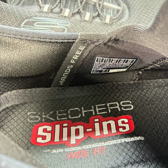 Skechers Summits High Range Black Slip On Walking Shoes 232457W Men's Size 11 - Picture 9 of 11